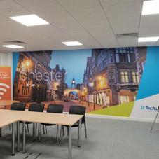 Photo of wall graphics